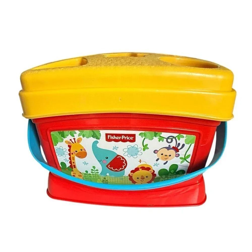 Fisher Price Vintage Shape Sorter Bucket Box 2006 - No Blocks - Replacement
